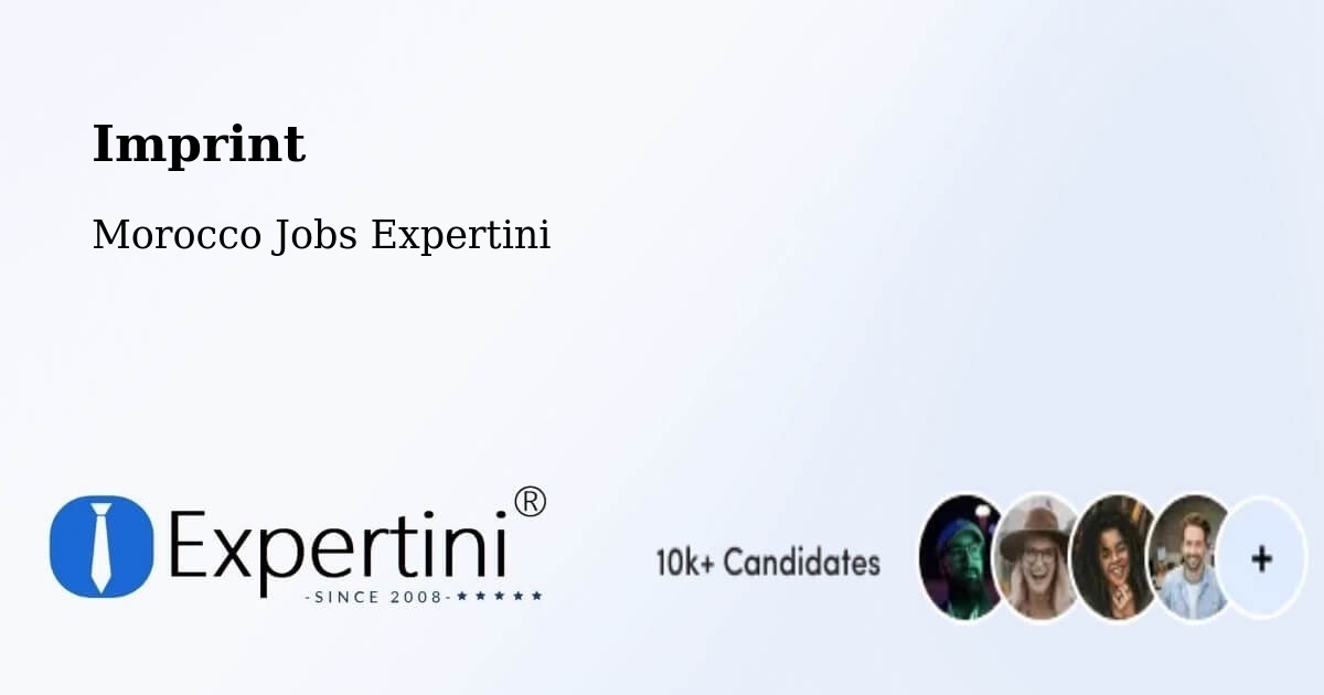 Imprint – Zawyat Ech Cheïkh - Morocco Jobs Expertini